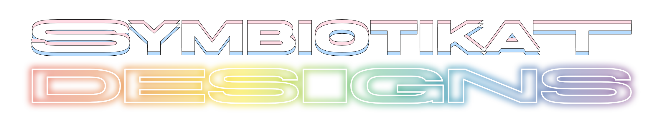 symbiotkat designs white